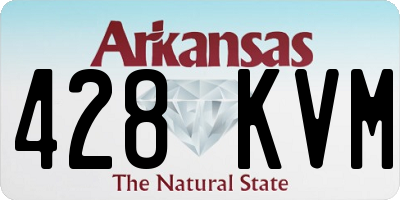AR license plate 428KVM