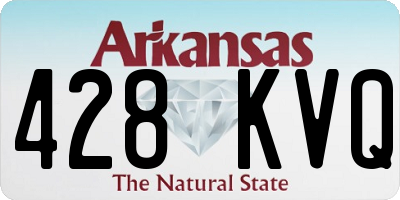 AR license plate 428KVQ