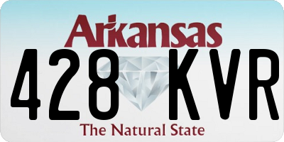 AR license plate 428KVR