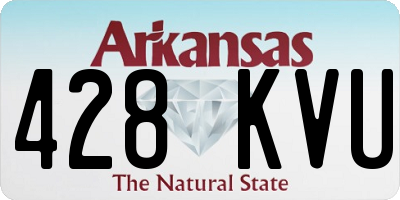 AR license plate 428KVU