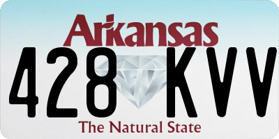 AR license plate 428KVV