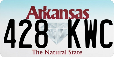 AR license plate 428KWC