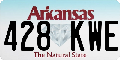 AR license plate 428KWE