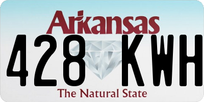 AR license plate 428KWH
