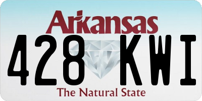 AR license plate 428KWI