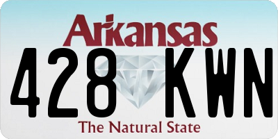 AR license plate 428KWN