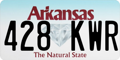 AR license plate 428KWR