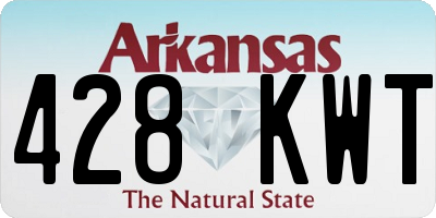 AR license plate 428KWT