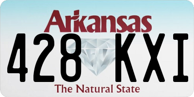 AR license plate 428KXI