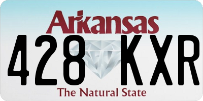 AR license plate 428KXR
