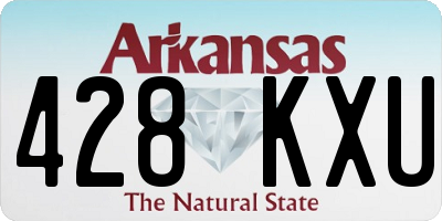 AR license plate 428KXU