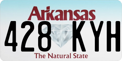 AR license plate 428KYH
