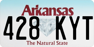 AR license plate 428KYT