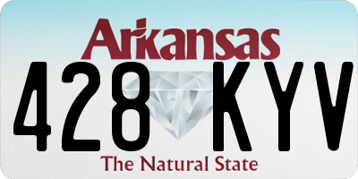 AR license plate 428KYV