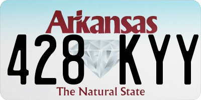 AR license plate 428KYY