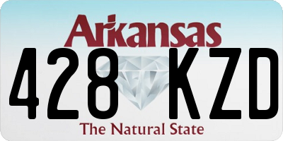AR license plate 428KZD