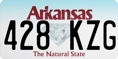 AR license plate 428KZG