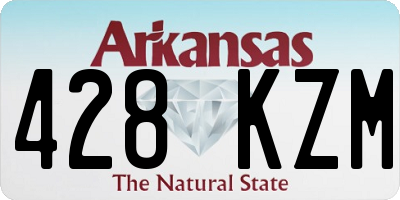 AR license plate 428KZM