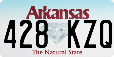 AR license plate 428KZQ