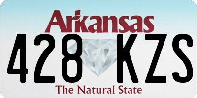 AR license plate 428KZS