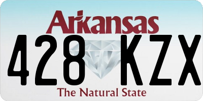 AR license plate 428KZX