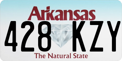 AR license plate 428KZY