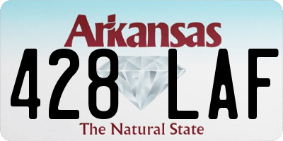 AR license plate 428LAF