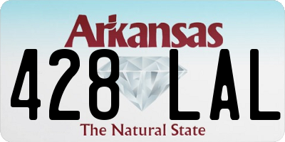 AR license plate 428LAL