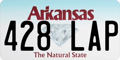 AR license plate 428LAP