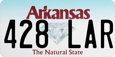 AR license plate 428LAR