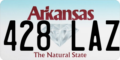AR license plate 428LAZ