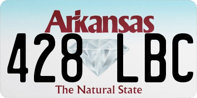 AR license plate 428LBC