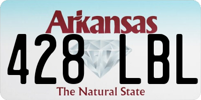 AR license plate 428LBL