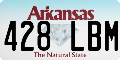 AR license plate 428LBM