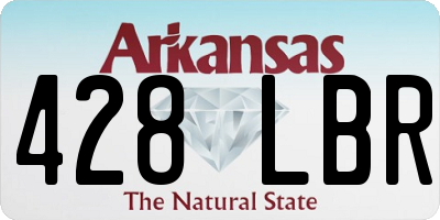 AR license plate 428LBR