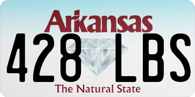 AR license plate 428LBS