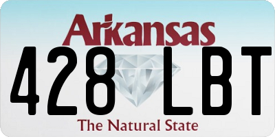 AR license plate 428LBT