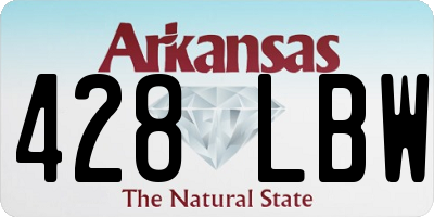 AR license plate 428LBW