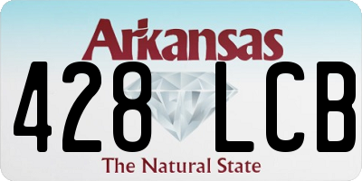 AR license plate 428LCB