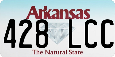 AR license plate 428LCC