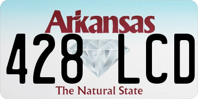 AR license plate 428LCD