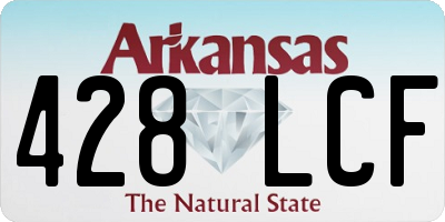 AR license plate 428LCF