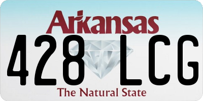 AR license plate 428LCG