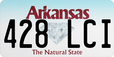 AR license plate 428LCI