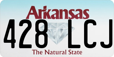 AR license plate 428LCJ
