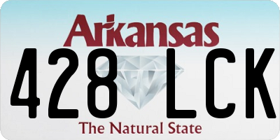 AR license plate 428LCK