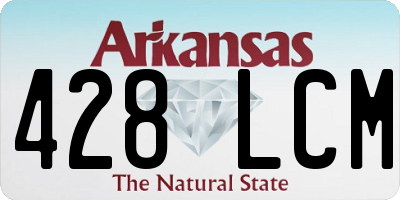 AR license plate 428LCM
