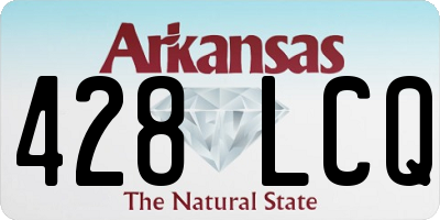 AR license plate 428LCQ
