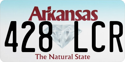 AR license plate 428LCR