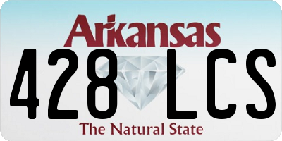 AR license plate 428LCS